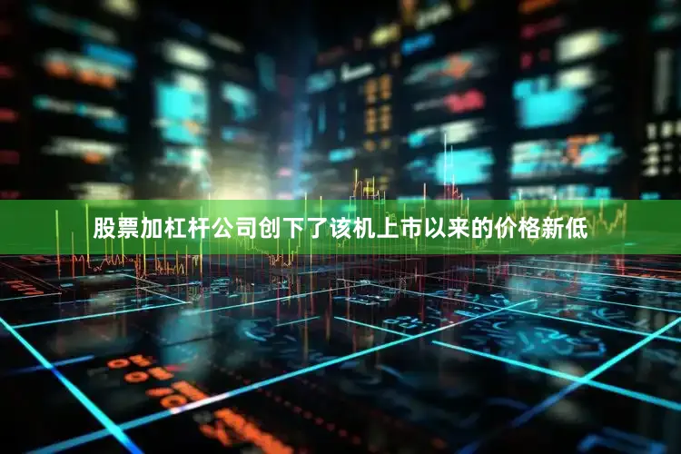 股票加杠杆公司创下了该机上市以来的价格新低